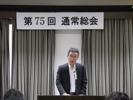 来賓挨拶：中部近畿産業保安監督部近畿支部 　　　　　電力安全課 赤田課長